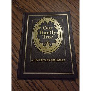 Brand new Vintage 1977 hardcover genealogy record book Our Family Tree